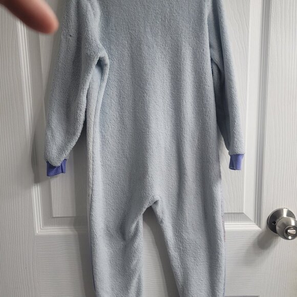 #353 Frozen Elsa sz 4-5 Toddler Onesie Sleeper - Picture 5 of 7